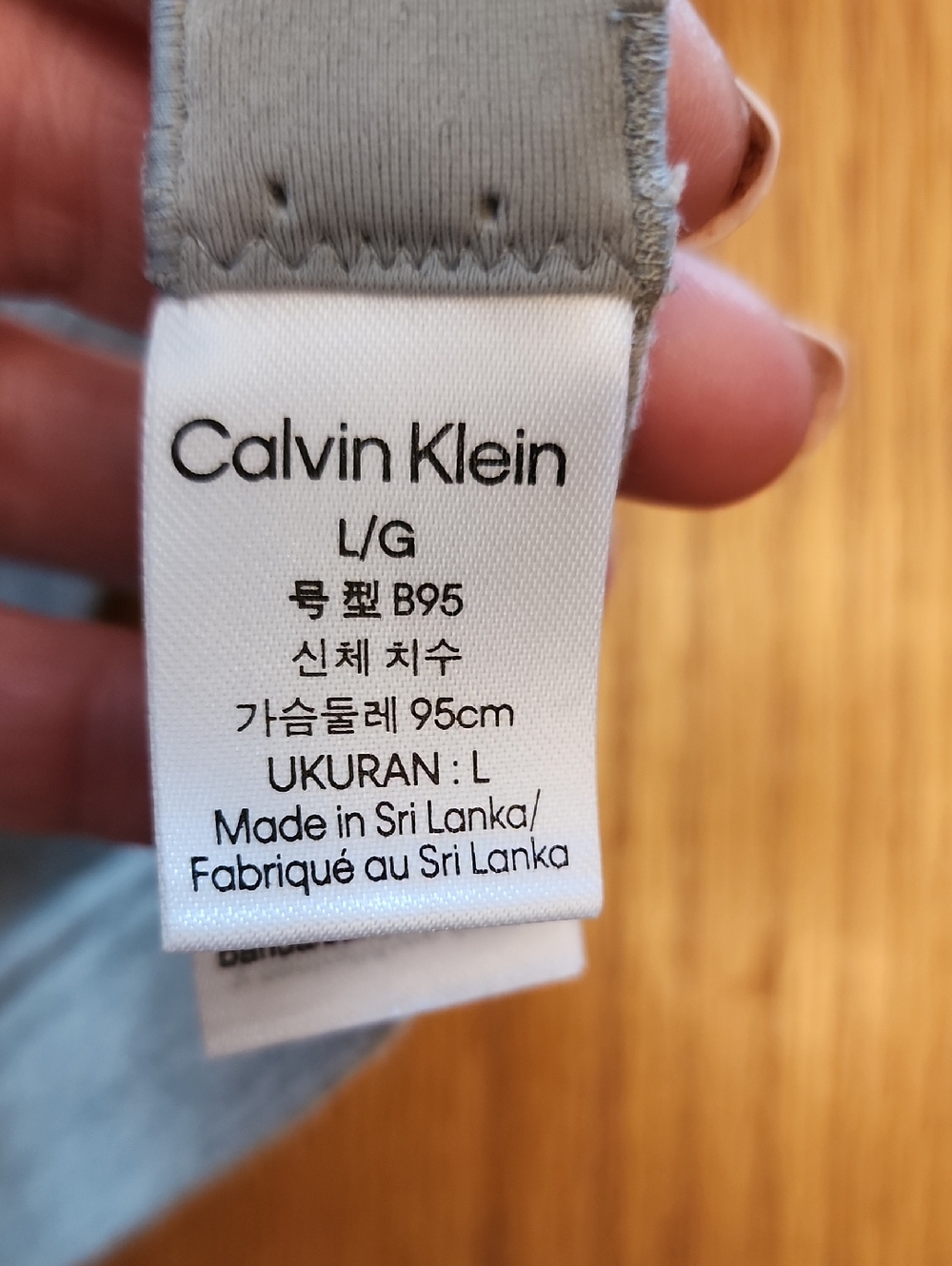 Calvin Klein Heather Gray Triangle Bralette - Women's Intimates - Picture 5 of 15